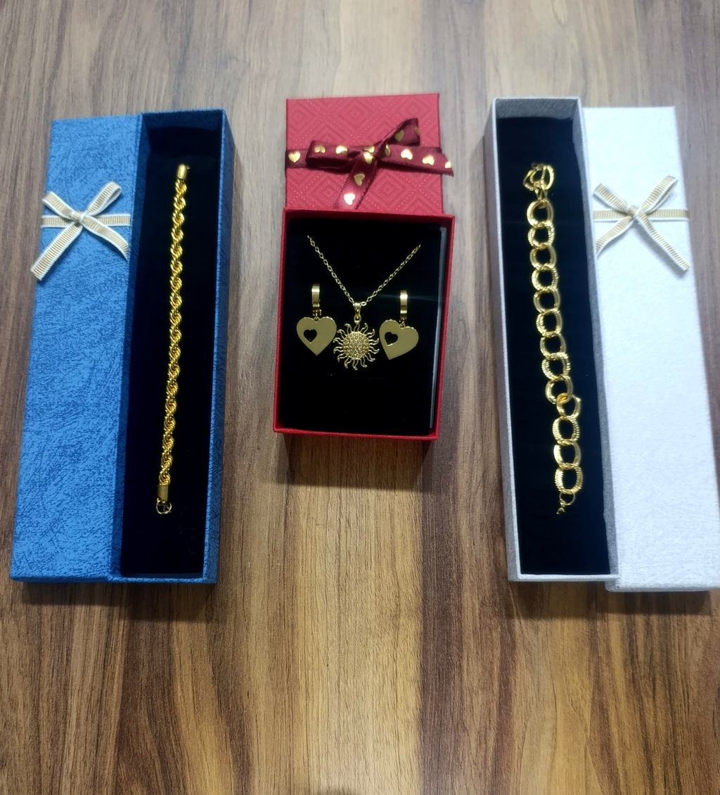 set alana bir seçtiğniz bileklik hediyedirLüks 3lü Takı Seti