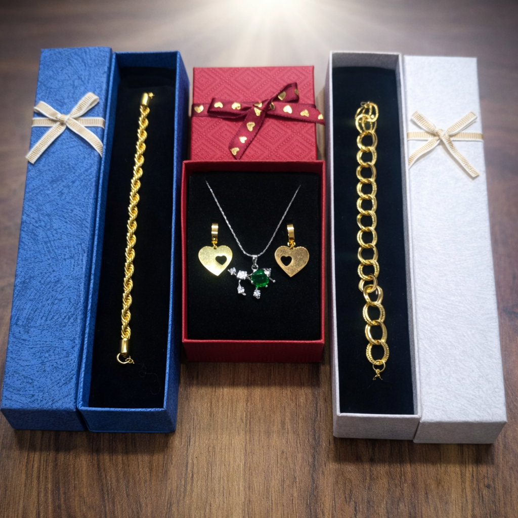 set alana bir seçtiğniz bileklik hediyedrLüks 3lü Takı Seti